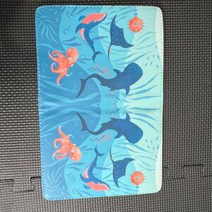 Underwater-Themed Tablet Case With Stand & Card Holder For 8-Inch Tablets Durabl
